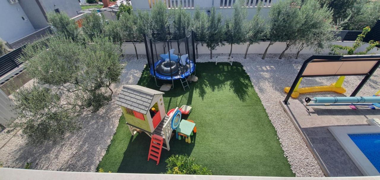 Villa Fides With Private Pool, Garden And Sea View Kastel Novi Luaran gambar