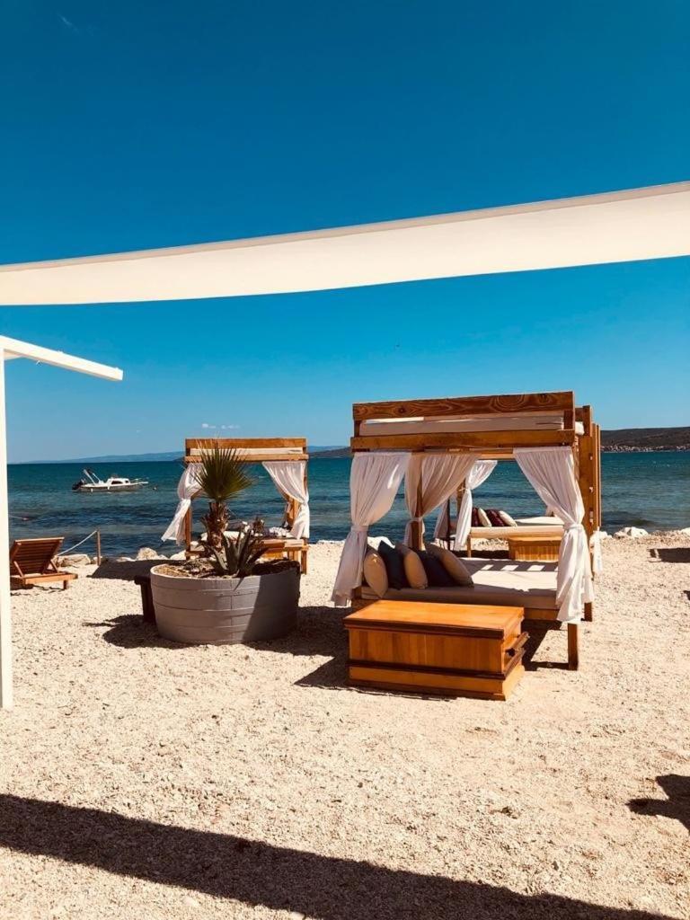 Villa Fides With Private Pool, Garden And Sea View Kastel Novi Luaran gambar